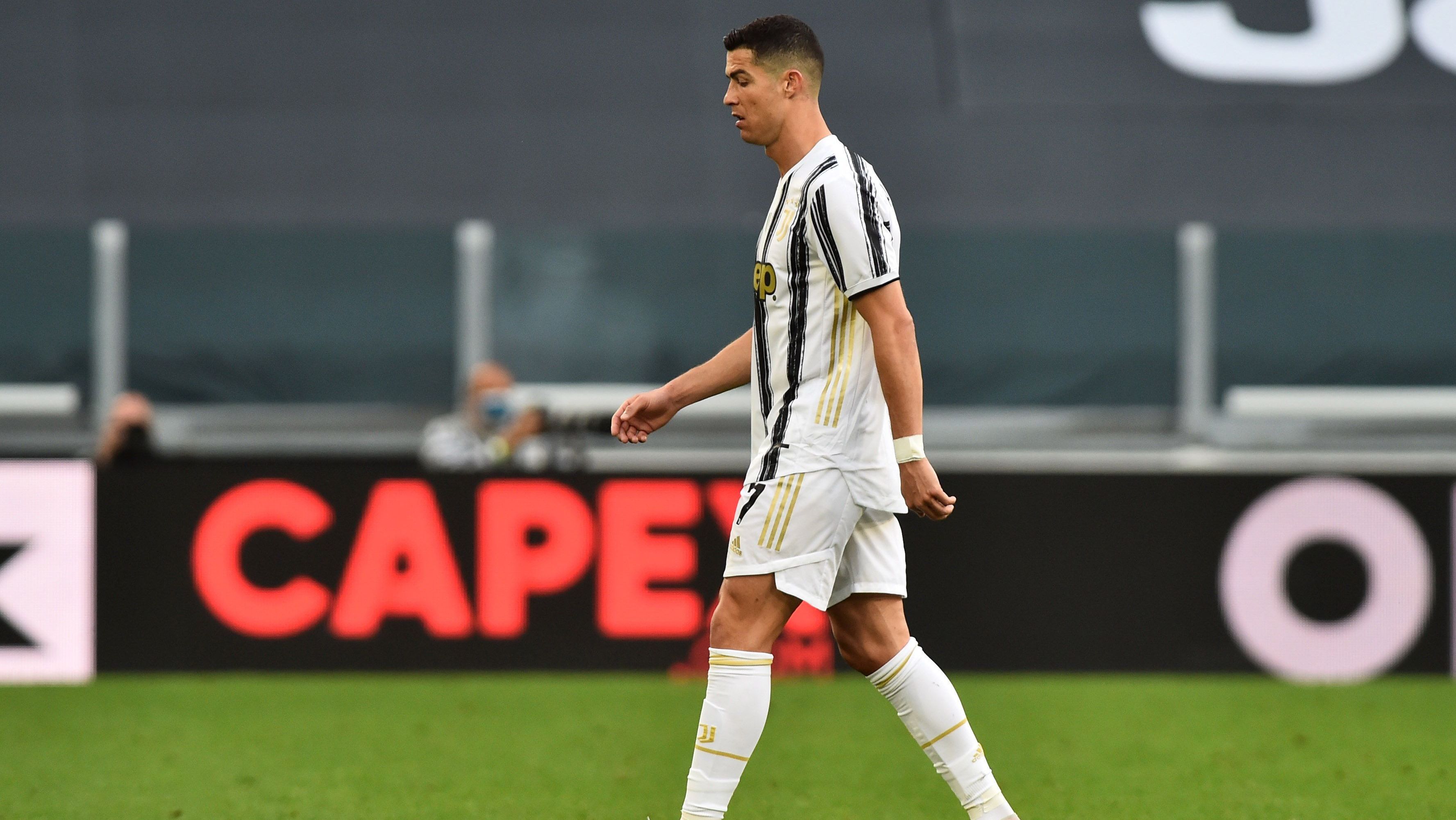Cristiano Ronaldo em ação pela Juventus.