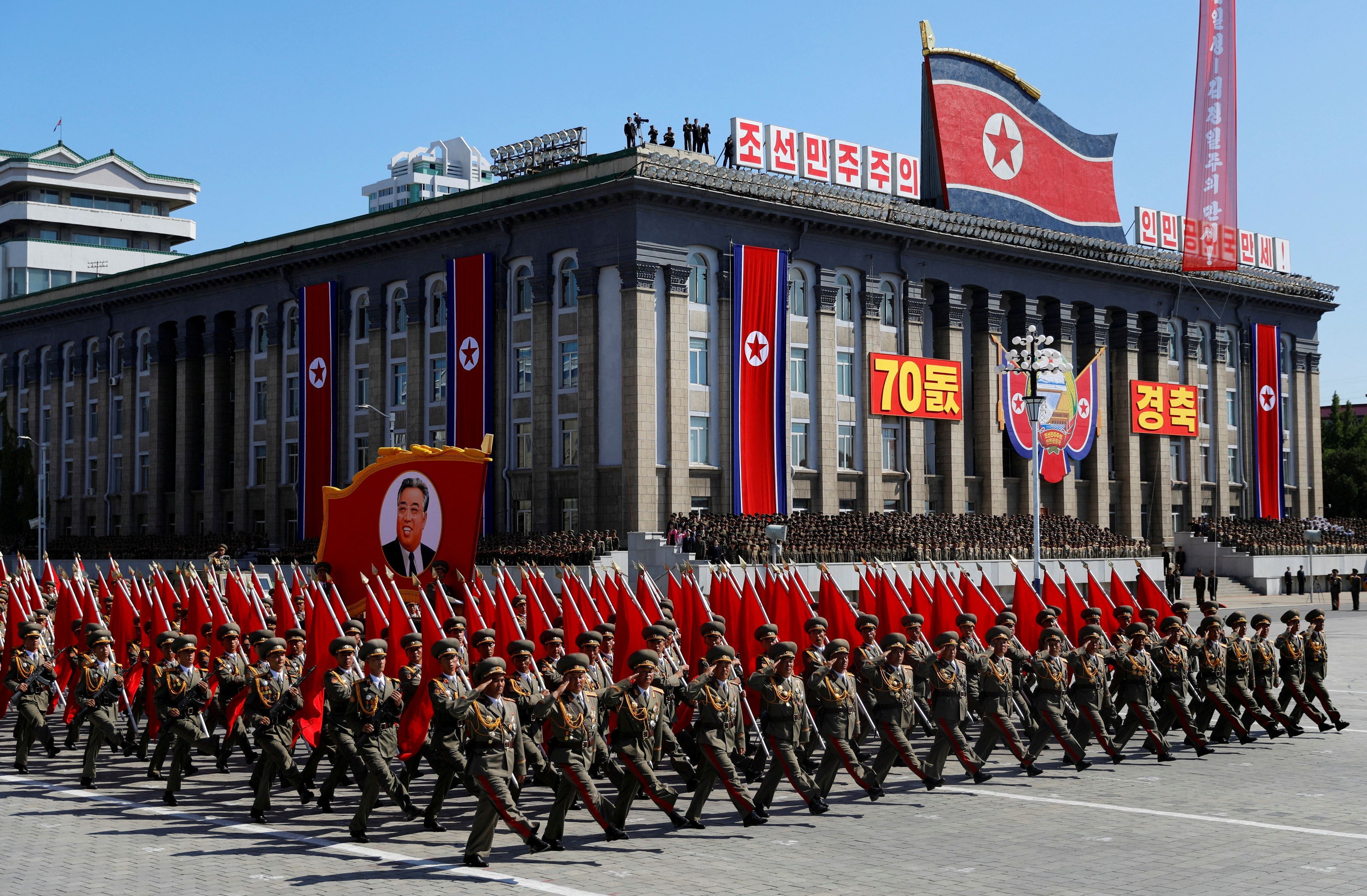 Imagem do relatório sobre a Coreia do Norte e a Rússia.